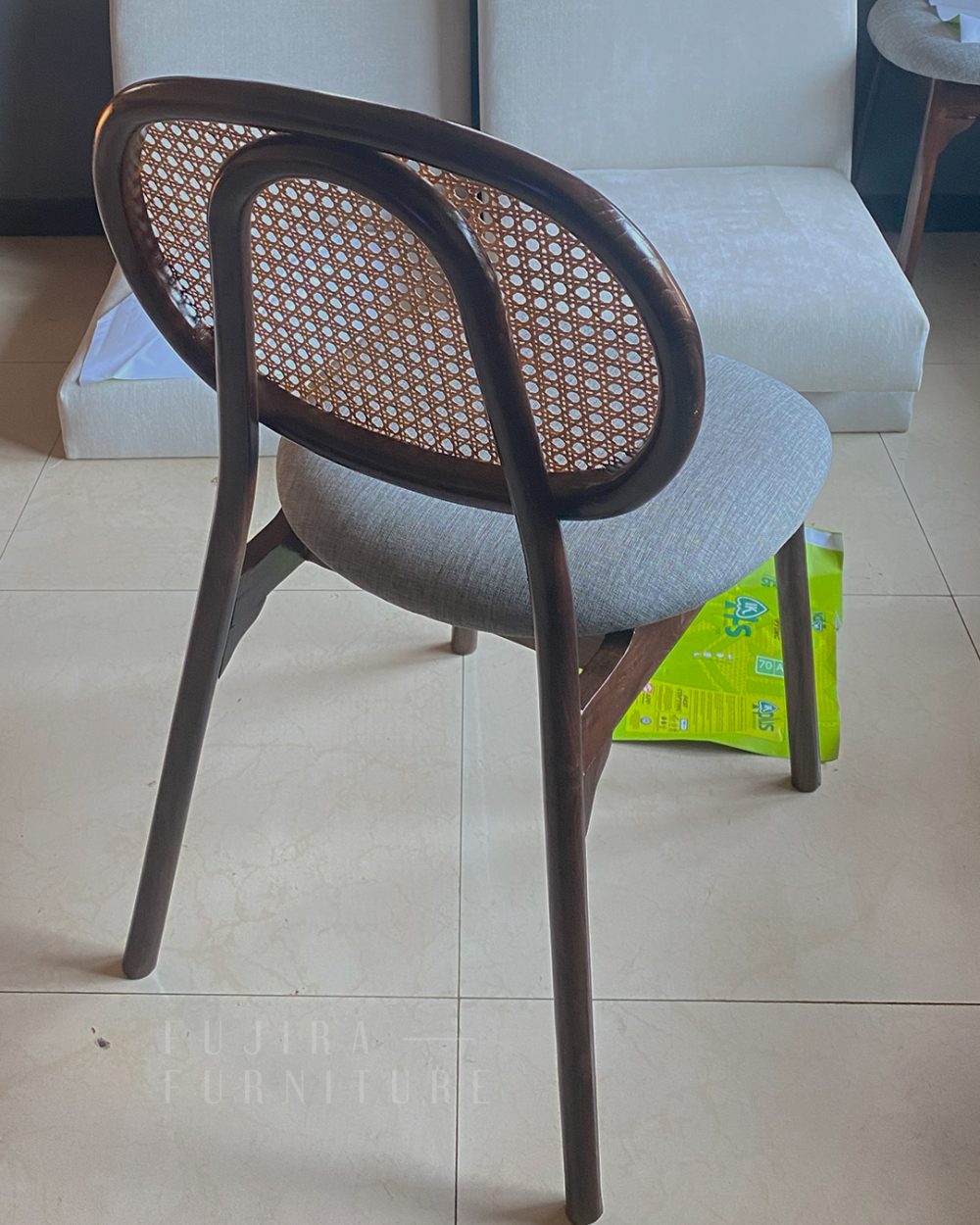Kursi Kayu Ropan Kacang Kayu Jati Gaya Modern – tahan lama & kuat - Image 6