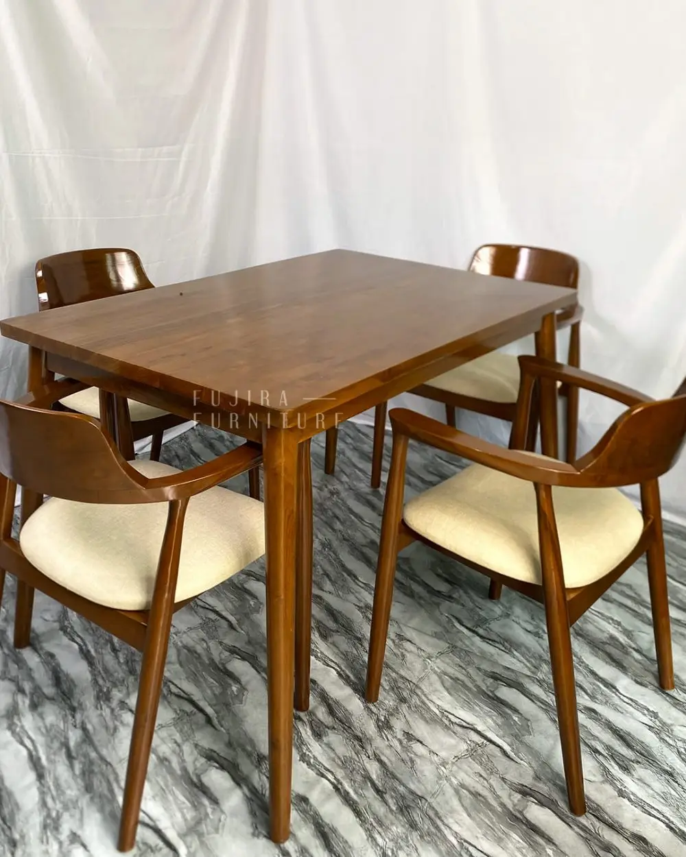 Set Meja Makan Herosima Meja makan Cafe Meja Makan Minimalis