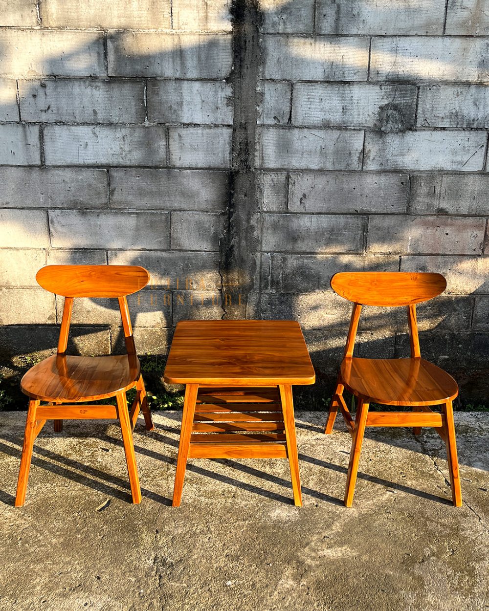 Set Kursi Teras Ropan Minimalis Kayu Jati - Image 4