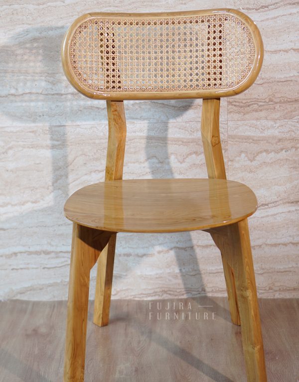 Kursi Kayu Ropan Kacang Kayu Jati Gaya Modern