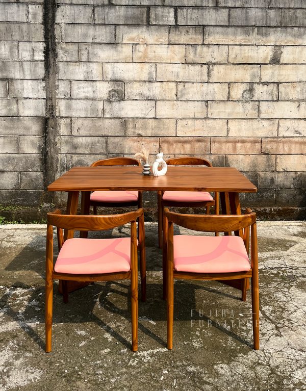 Set Meja Makan Sally Meja makan Cafe Meja Makan Minimalis