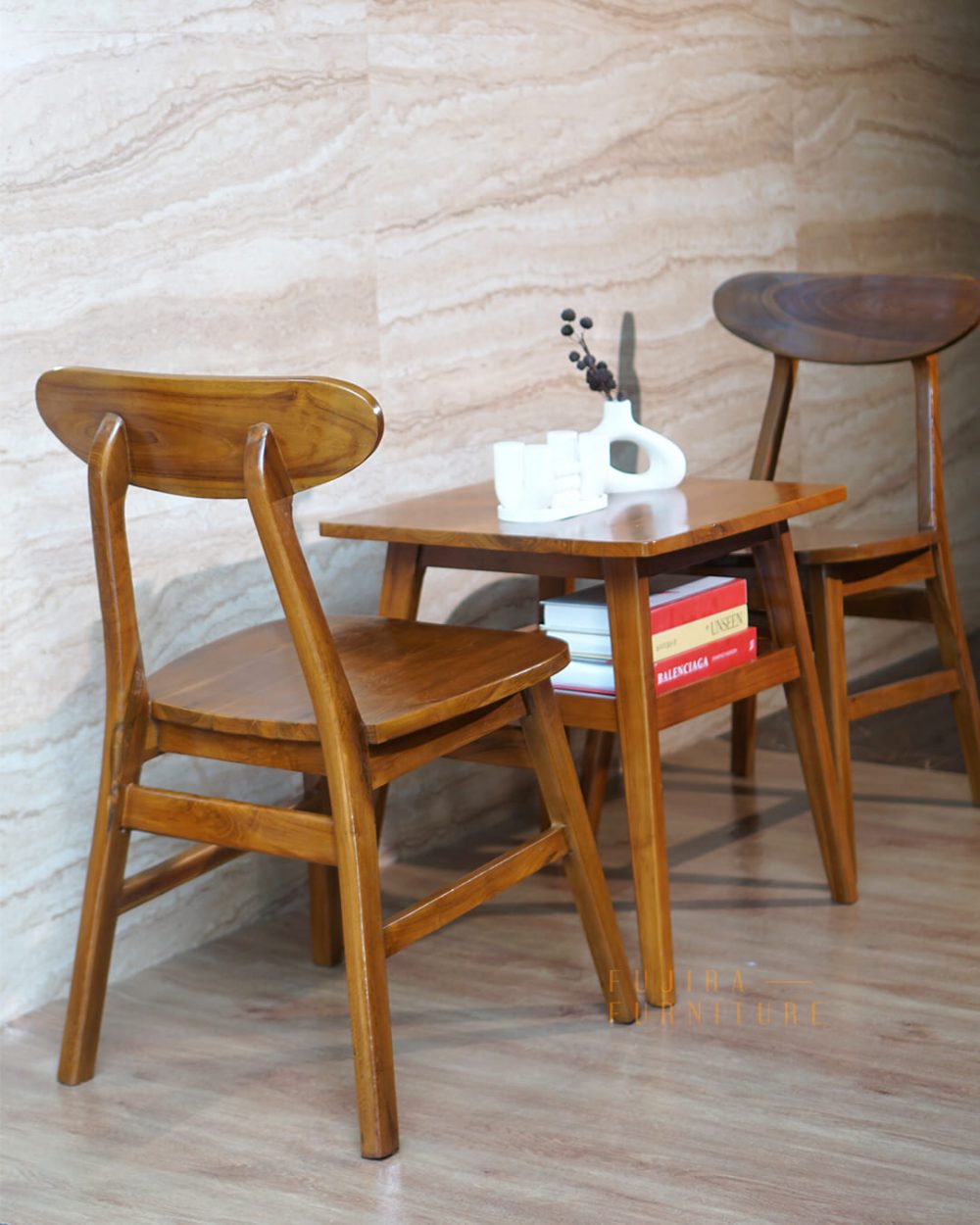Set Kursi Teras Ropan Minimalis Kayu Jati