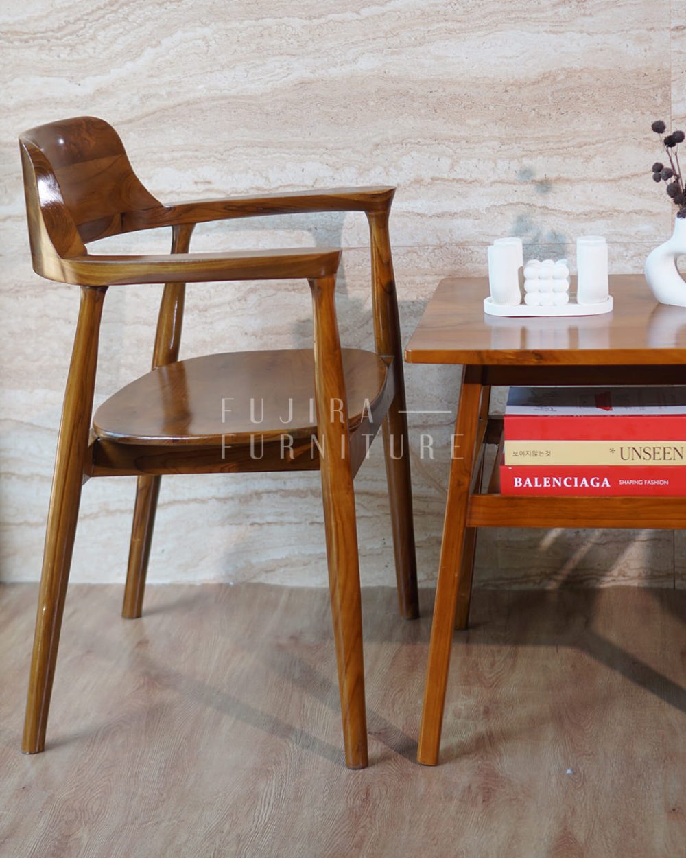 Set teras cafe herosima set teras kayu jati set teras minimalis set teras rotan set teras murah - Image 3