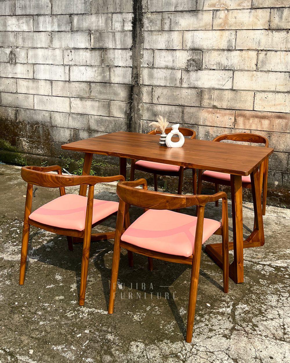 Set Meja Makan Sally Meja makan Cafe Meja Makan Minimalis - Image 7