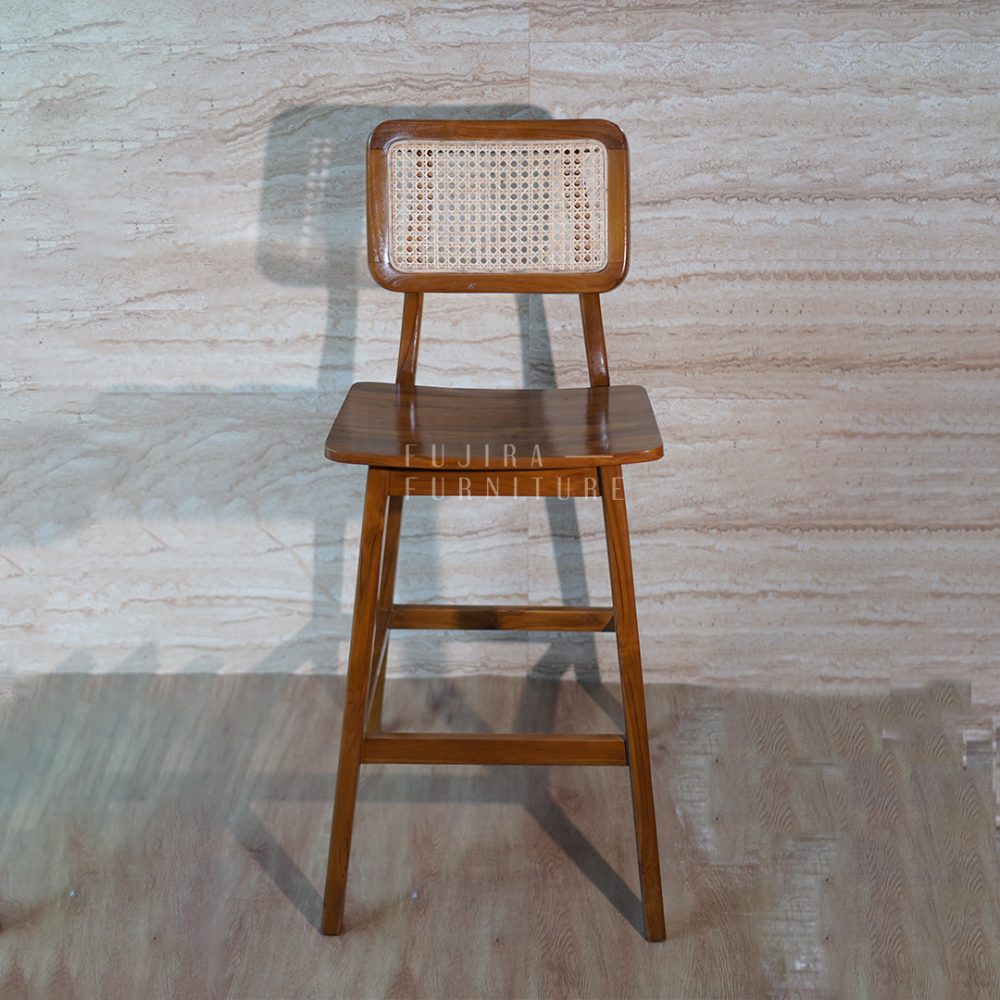 kursi bar cafe kursi bar rotan kursi bar minimalis retro jati solid