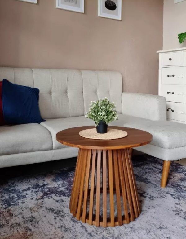 meja teras minimalis meja cafe kayu jati meja cafe aesthetic