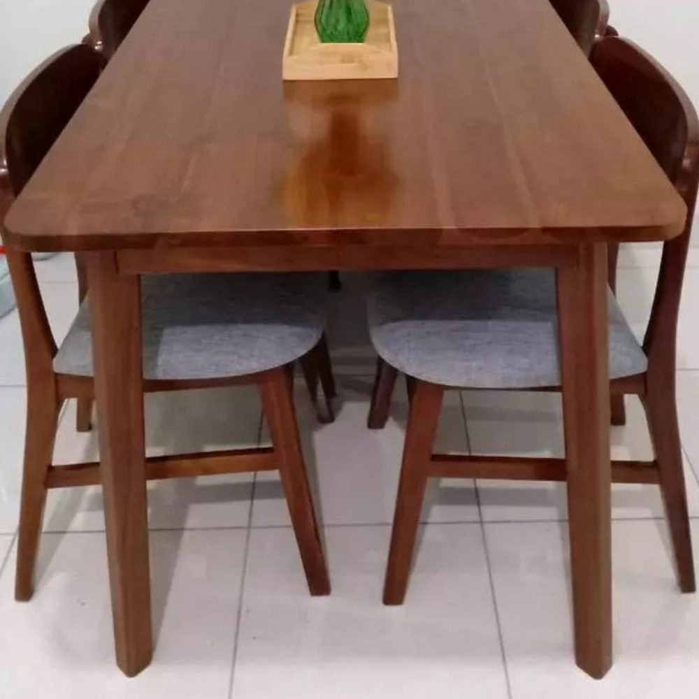 Set Meja Makan Ropan Meja makan Cafe Meja Makan Minimalis - Image 2
